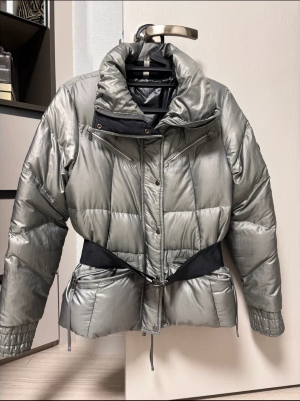Polo Golf RLX Women’s Goose Down Puffer Jacket with Waist Belt